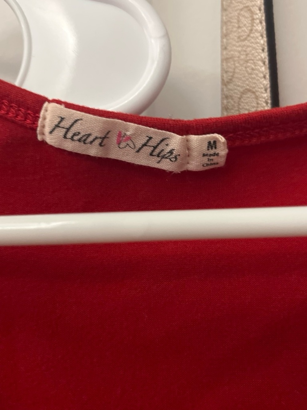 Heart Hips Red Short Sleeve juniors Tee